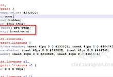 wordpress代码块自动换行 pre代码过长的解决办法-楚狂人
