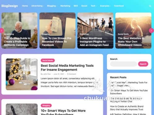 免费wordpress英文主题 适合做英文站赚钱的BlogDesign主题 免费wordpress英文主题 适合做英文站赚钱的BlogDesign主题