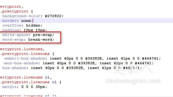 wordpress代码块自动换行 pre代码过长的解决办法 wordpress代码块自动换行 pre代码过长的解决办法