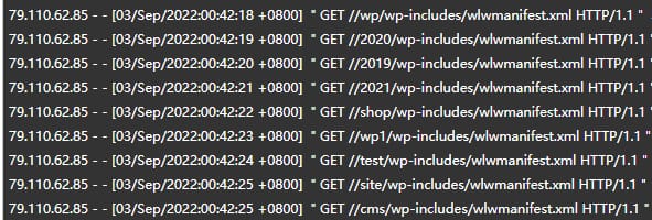 什么是wlwmanifest.xml?WordPress+宝塔面板+nginx防护