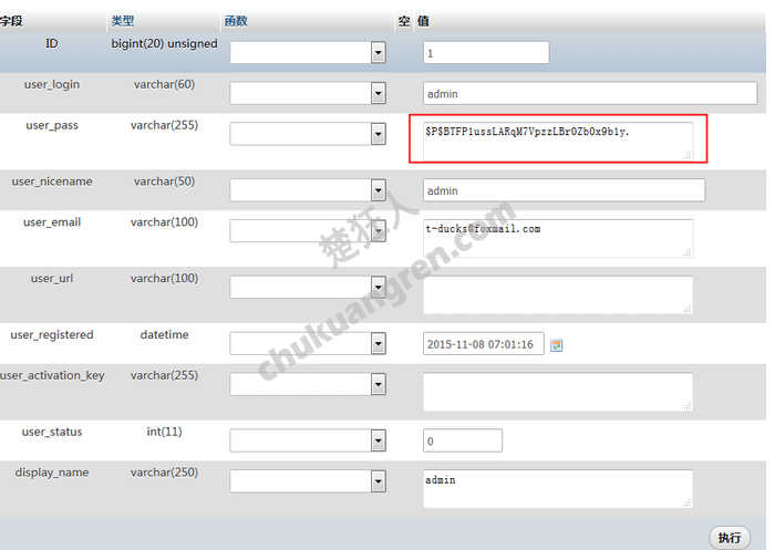 忘记wordpress管理员密码? 三种方法找回 wordprees忘记密码怎么办?通过phpmyadmin进数据库修改网站密码
